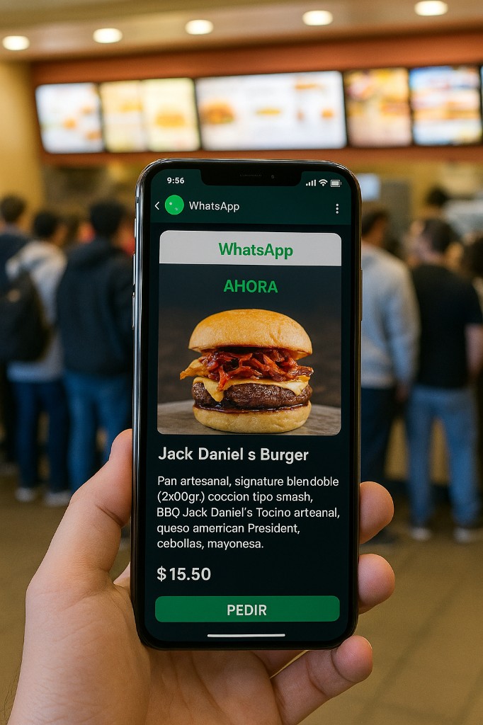 Pedido por WhatsApp para restaurante