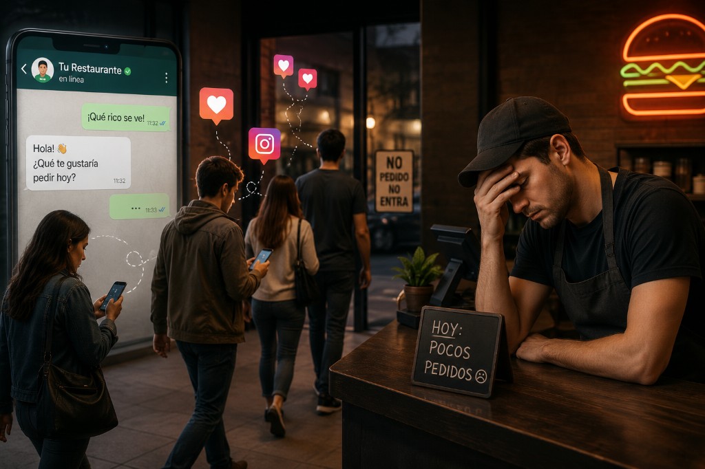 Restaurante con baja conversion desde redes sociales